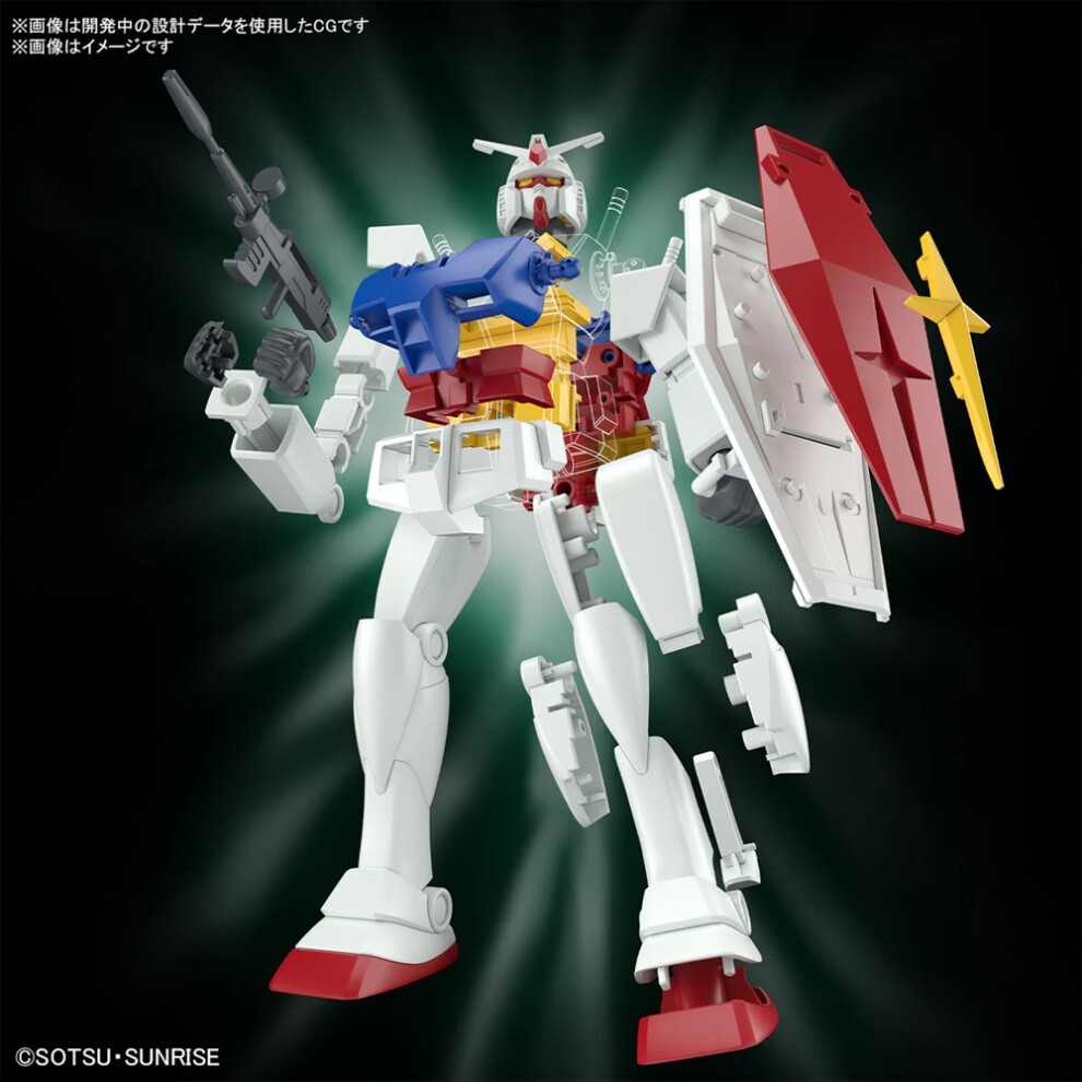 Bandai Hobby - Mobile Suit Gundam - RX-78-2 Gundam (REVIVAL Ver.) Best Mecha Collection 1/144 Model Kit