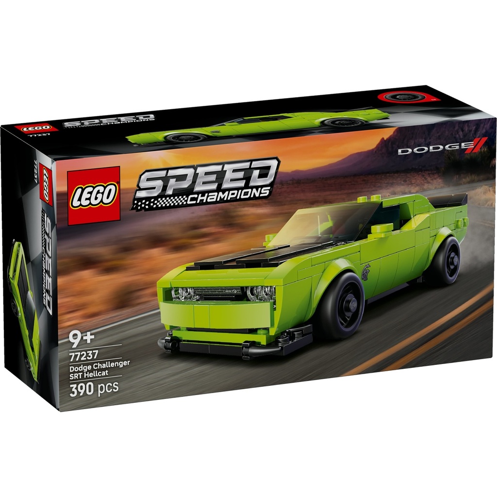 LEGO 77237 Dodge Challenger SRT Hellcat Sports Car - SPEED Champions