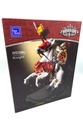 Medieval Knight Building Block Set with Armored Warhorse, Poseable, 12.2 Inches