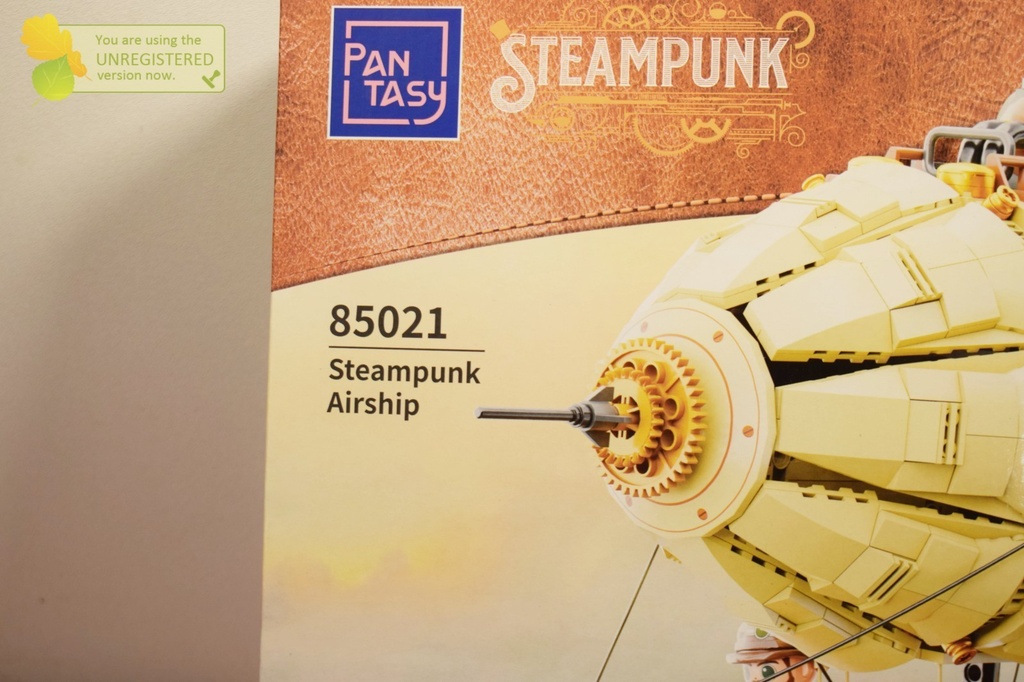 PANTASY Steampunk Airship Model Kit for Adults  Dual-Layer Zeppelin with Gear-Driven Mechanical System