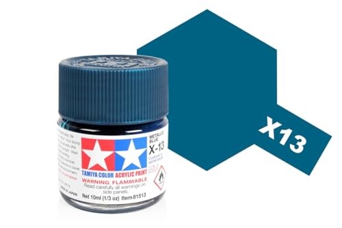 Tamiya Acrylic Mini X-13 Metallic Blue 10mL Paint 81513