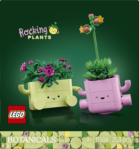 Lego 11506 Botanical Rocking Plants, Toy, Birthday Gift, Blocks, Girls, Boys, Kids, 9 Years, 10 Years, 11 Years, Elementary School, Decorative Plants,