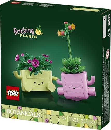 Lego 11506 Botanical Rocking Plants, Toy, Birthday Gift, Blocks, Girls, Boys, Kids, 9 Years, 10 Years, 11 Years, Elementary School, Decorative Plants,