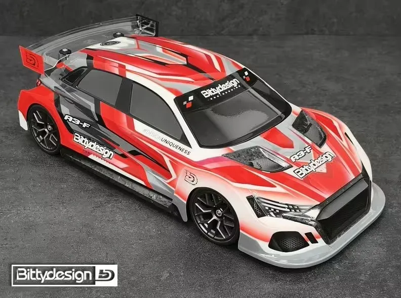 [BDFWD-190A3F] Carrosserie Bittydesign A3-F – traction 1/10 190 mm, allégée 0,7 mm (transparente)