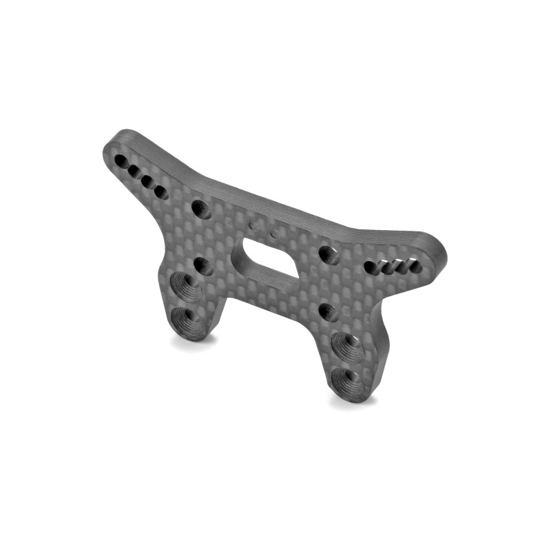 Xray support d’amortisseurs carbone XB2 avant – platine bridge – 2 points (X322091)