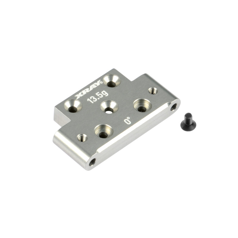 XRAY support de bras inférieur avant alu 0° – alu suisse 7075 T6 (X322316)