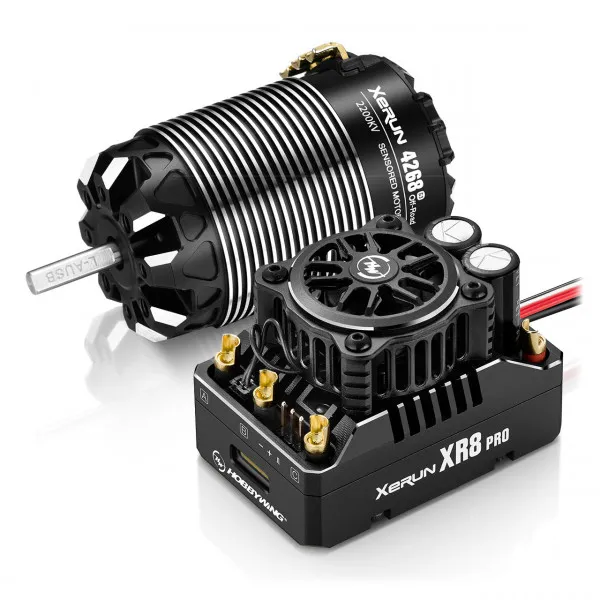 [HW38020433] Hobbywing Combo Xerun XR8 Pro G3 + 4268SD G3 2200KV tout-terrain HW38020433