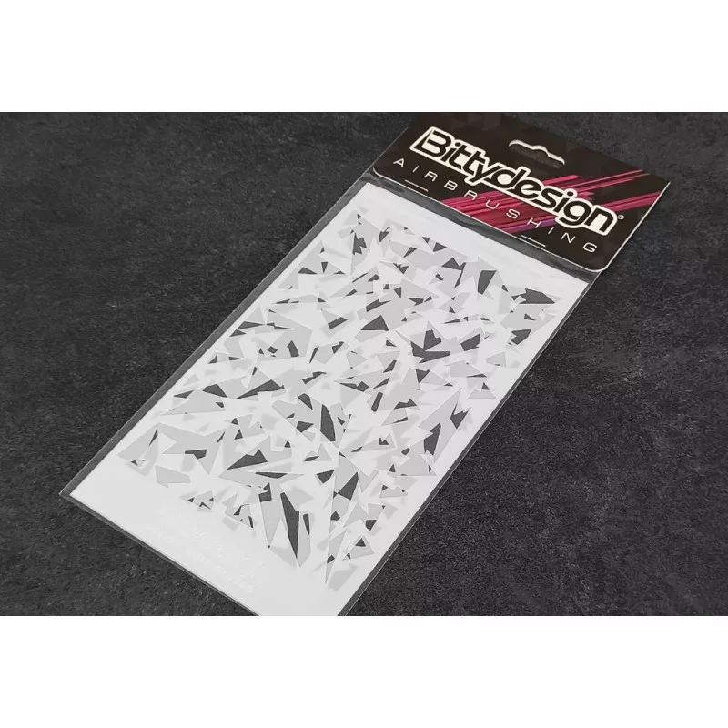 Bittydesign Vinyl stencil - Camo Artic (A + B)