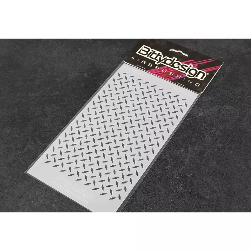 Bittydesign Vinyl stencil - Diamond Plate