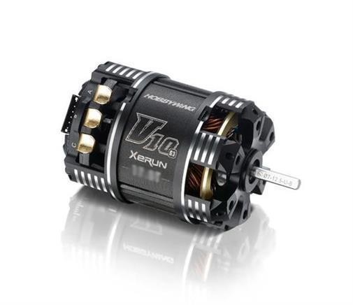 [HW30401111] Hobbywing Xerun V10 Brushless Motor G3 3970kV (2s) 8.5T Sensored for 1:10