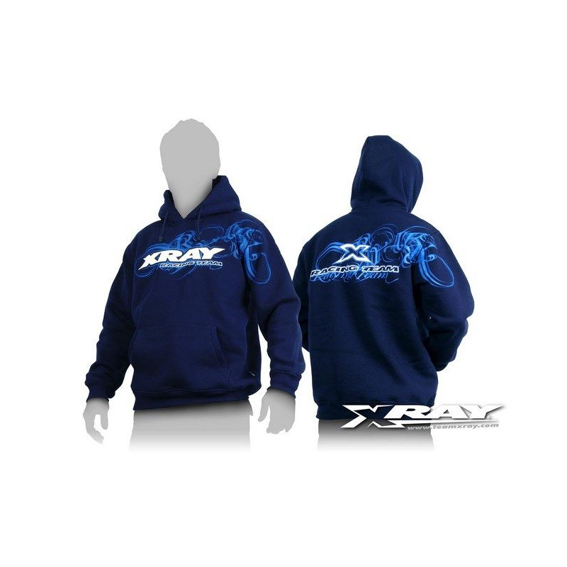 XRAY sweater à capuche – bleu (XL) (X395500XL)