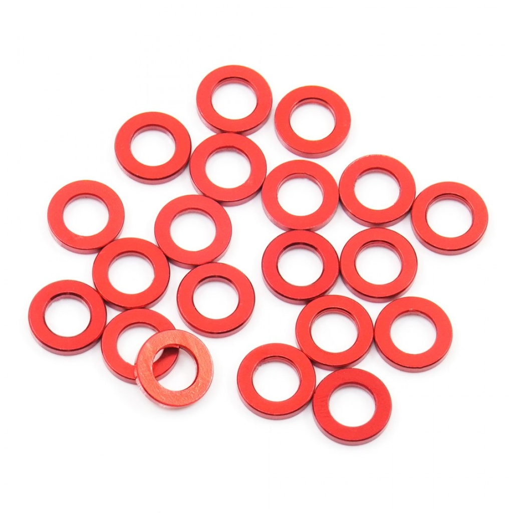 Xpress Aluminum Shim 3x5.5x1.0mm Red (x20) XP-10119