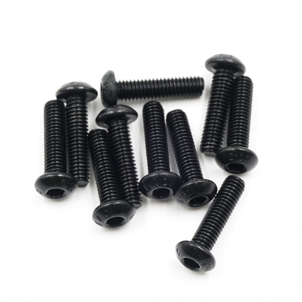 Xpress Button Head Hex Screw 3x12mm (x10) XP-40040