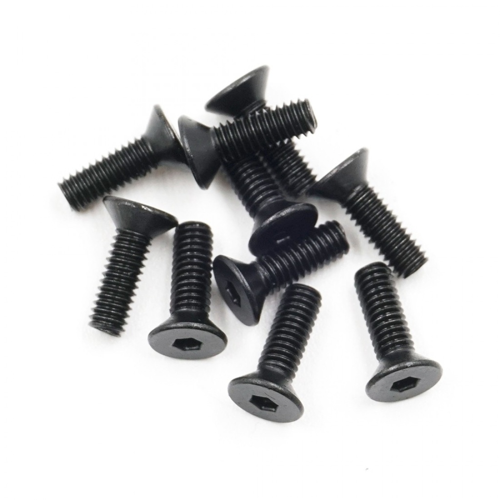 Xpress Flat Head Hex Screw 2.5x8mm (x10) XP-40044
