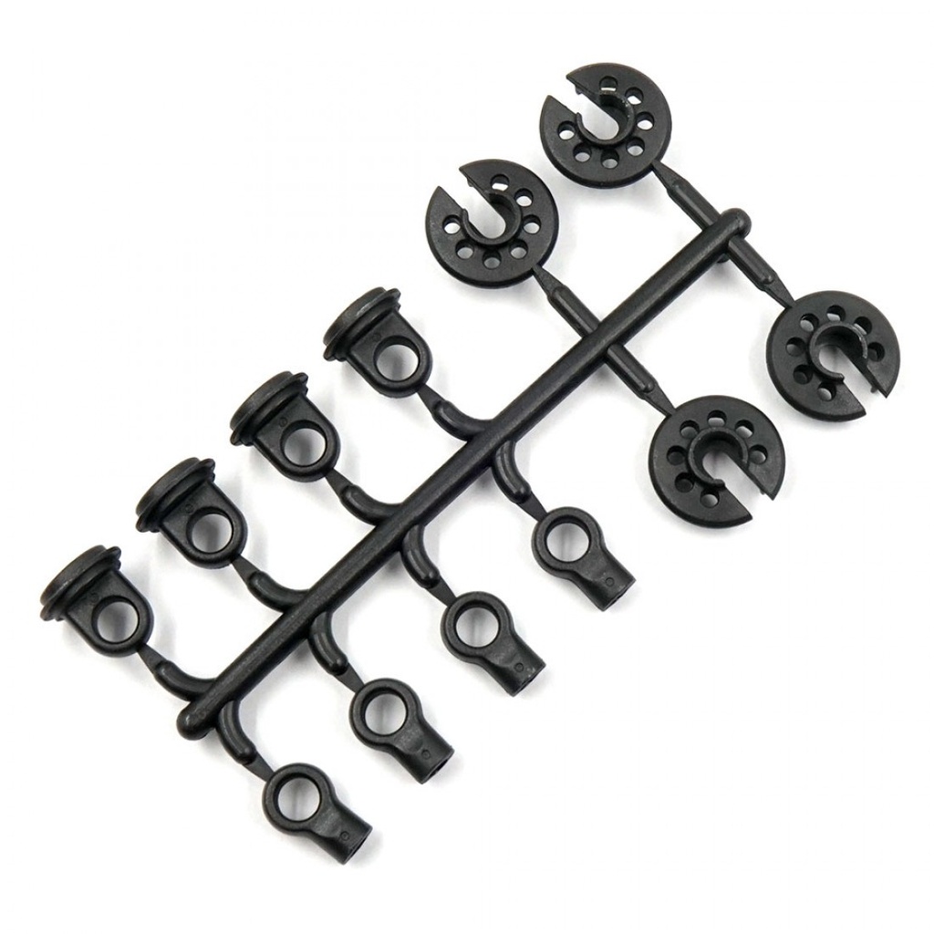 Xpress Black Composite Short Shock Parts For Execute XQ2S DR1S XP-10396