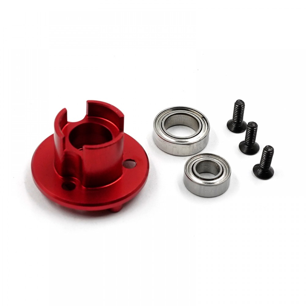 [XP-11077] Adaptateur de poulie centrale Xpress aluminium rouge (XP-11077)