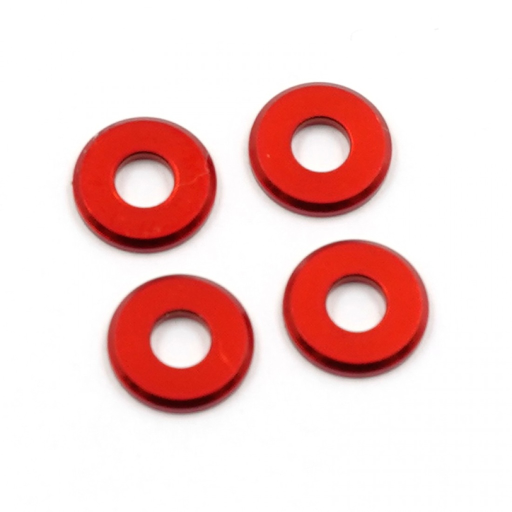 Xpress Aluminum Shim 3x7.5x1mm Red (x4) XP-11084