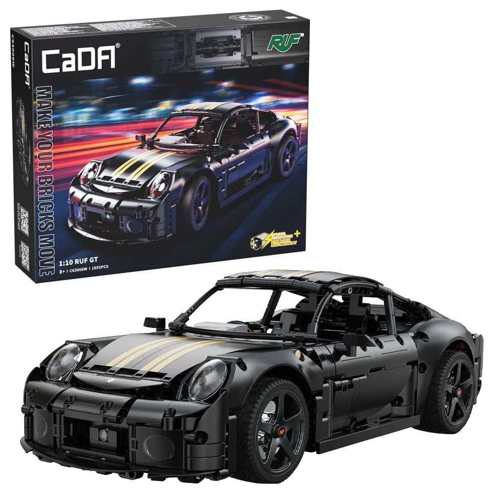 [63006W] CaDA RUF GT 1:10 Brick Model 1655pcs