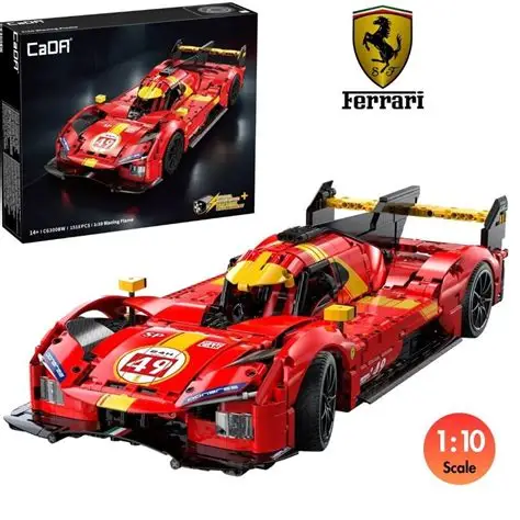 [C63008w] CaDA WEC Racing sports car 499p 1/10