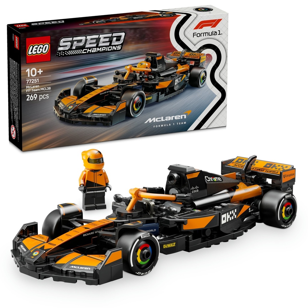 LEGO Speed Champions 77251 – Voiture F1 McLaren Team MCL38