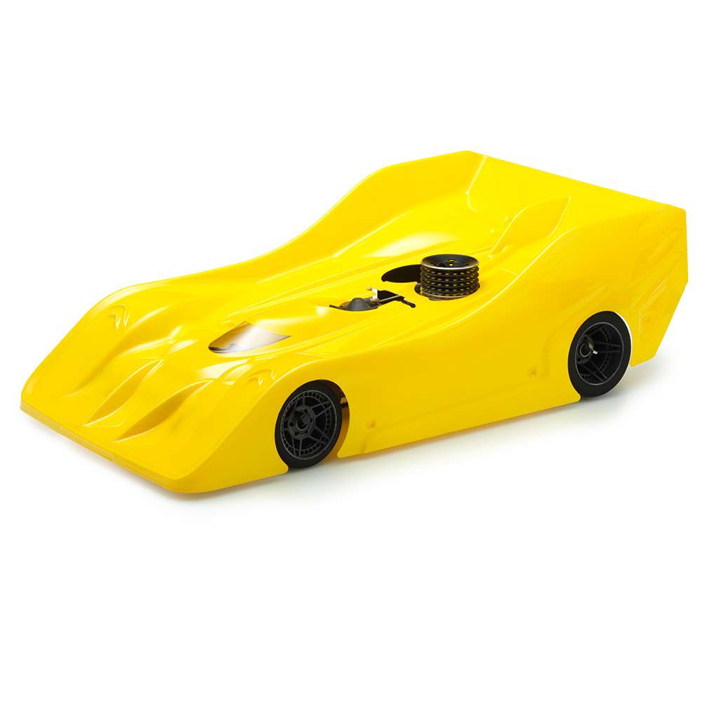 Carrosserie Xtreme R18 Super Diablo – 1/8 piste, 0,75 mm (transparente, prédécoupée XRAY)