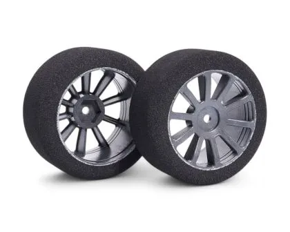 [MX-10P37ACJP] Matrix 1/10 Rear AIR Carbon 37 Shore RC Model Tires (30mm | 64mm | 37sh)