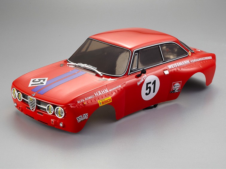 [48251] Killerbody Alfa Romeo 2000 Gtam 190Mm Finished Body Red