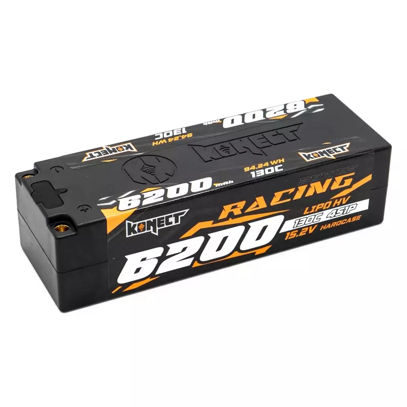 Batterie LiHV Konect 4S 15,2 V 6200 mAh 130C Low Profile