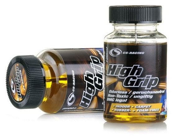 [C6400] CS-Racing High Grip additif pour pneus moquette 100 ml (flacon doseur avec tampon éponge) C6400