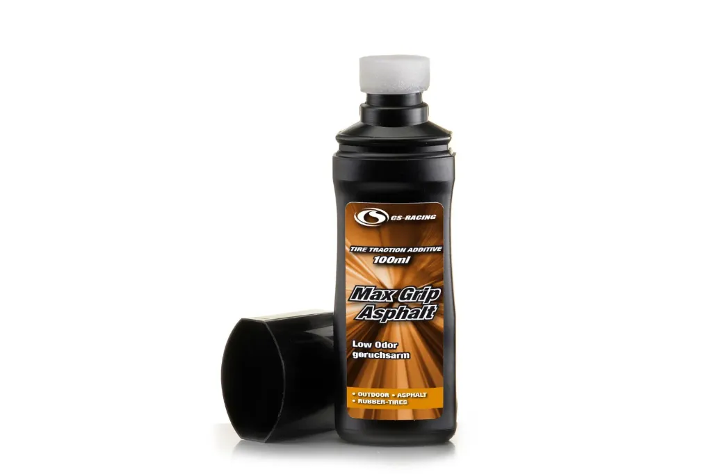 CS-Racing Tire-Max Grip additif pour pneus 100 ml (flacon doseur avec tampon éponge) C6440