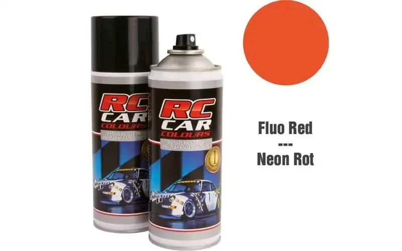 RC Car Colours - Lexan Spray Rot Fluoreszierend 150ml Lexanfarbe
