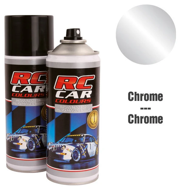 RC Car Colours - Lexan Spray Chrome 150ml Lexanfarbe