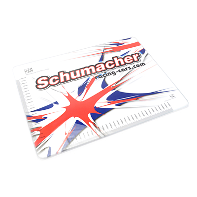 Schumacher plaque de réglage en verre 400 × 300 × 6 mm G353