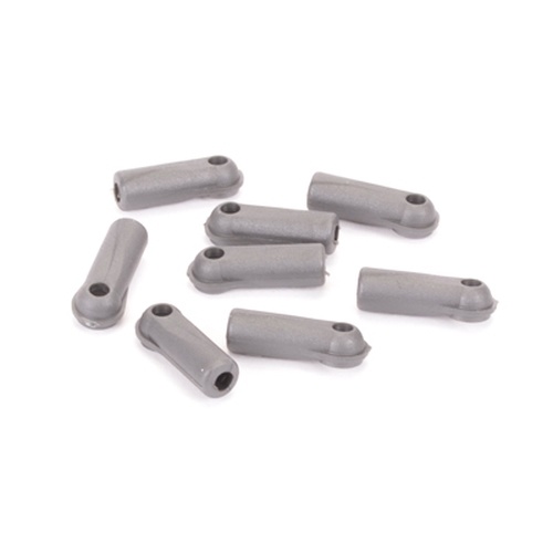 [U4704] Schumacher rotules Fluted Grippa grises (8 pcs) U4704