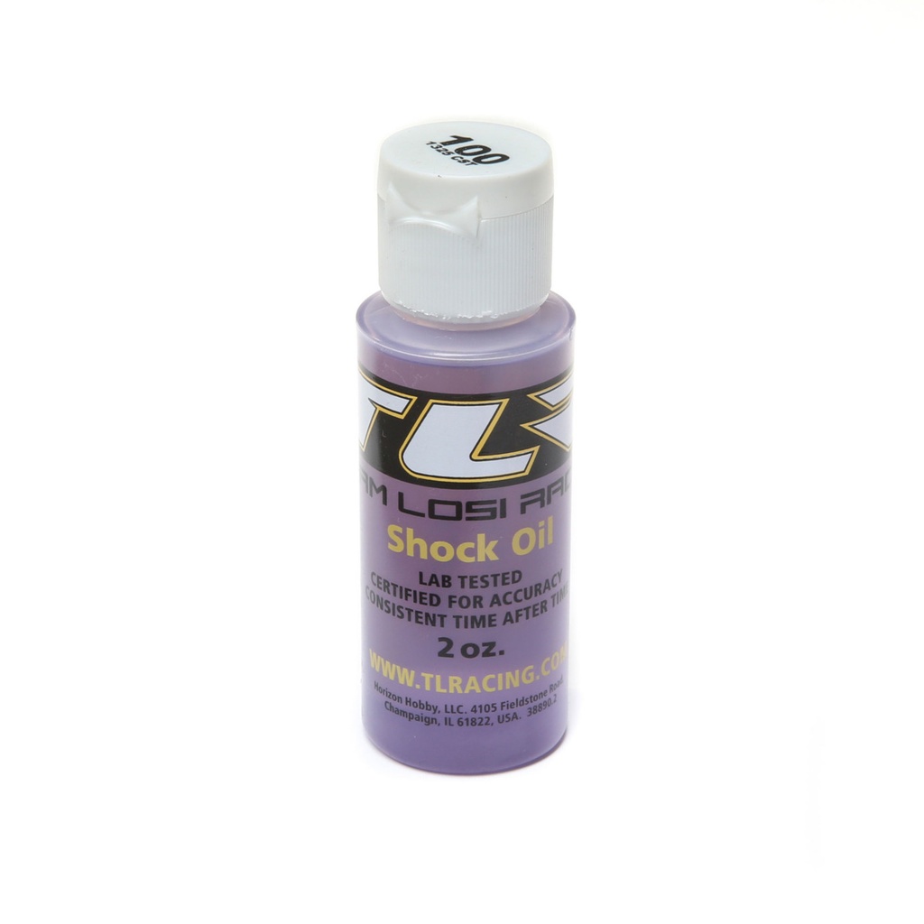 [TLR74018] Huile silicone amortisseur TLR 100WT (1 325 cSt) – 59 ml