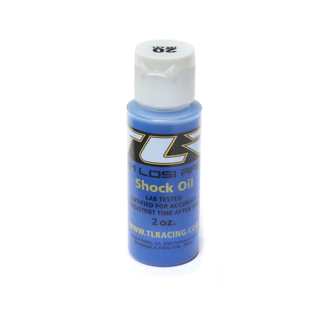 Huile silicone amortisseur TLR 20WT (195 cSt) – 59 ml