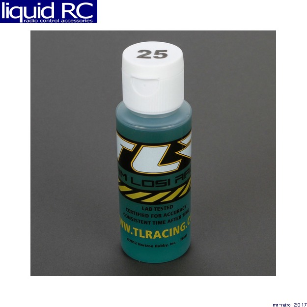 Team Losi Racing SILICONE SHOCK OIL 25WT 250CST 2OZ