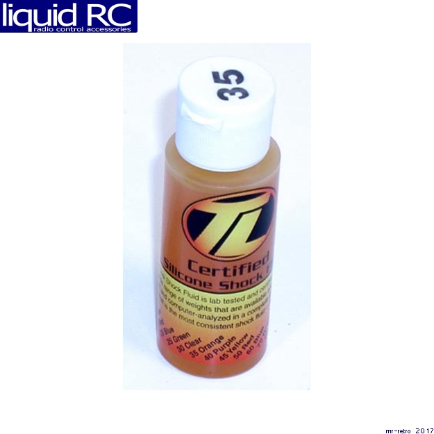 Huile silicone amortisseur TLR 35WT (420 cSt) – 59 ml