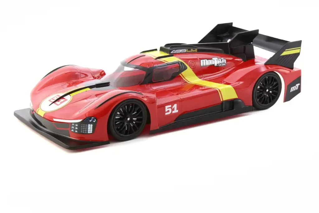 [023-007] Carrosserie Mon-Tech 499LM – 1/10 (transparente) (023-007)