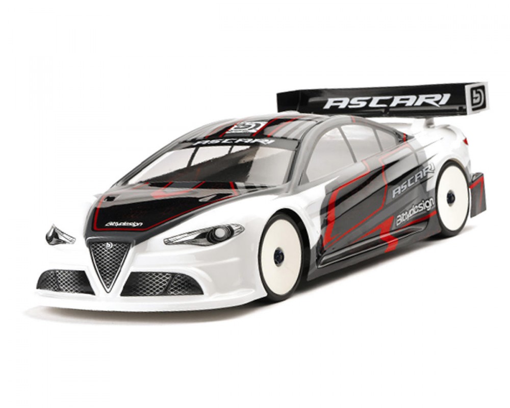 [BDTC-190ASC] Carrosserie Bittydesign Ascari – Touring 1/10 190 mm, allégée (transparente)