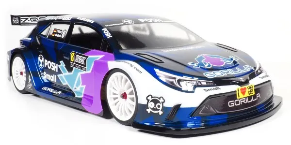 Carrosserie ZooRacing Gorilla – FWD 1/10 190 mm, 0,7 mm (transparente)