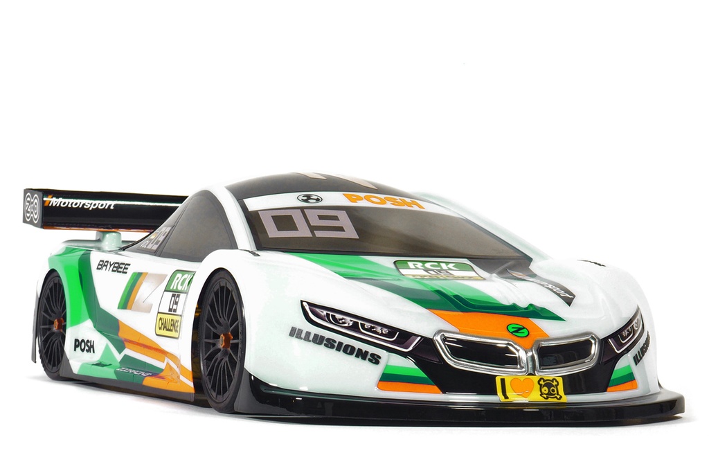 [ZR-0009-07] Carrosserie ZooRacing BayBee – Touring 1/10 190 mm, 0,7 mm (transparente)