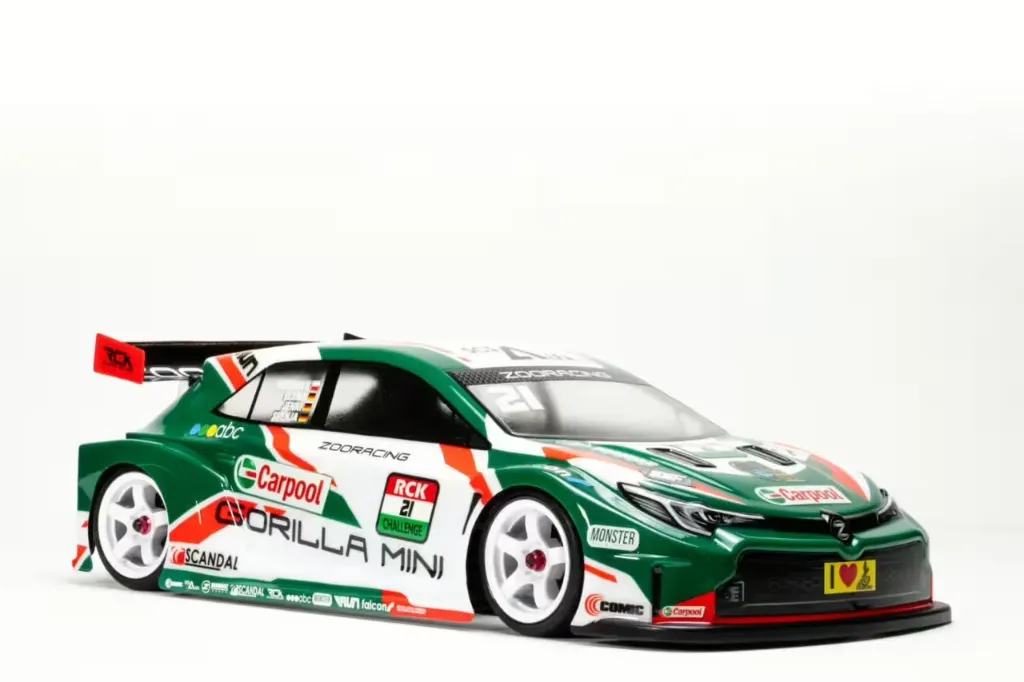ZooRacing Gorilla MINI 1:10 M-Chassis Body (clear) WB210/WB225 0,5mm - ULTRALITE