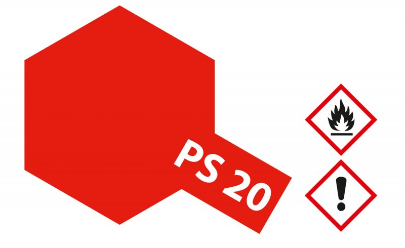 [86020] PS-20 Neon Rot Polycarbonat 100ml