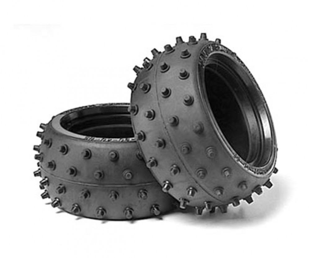 Tamiya 53059 Wide Stud Spike Tire Set 2 : DF01/DT02