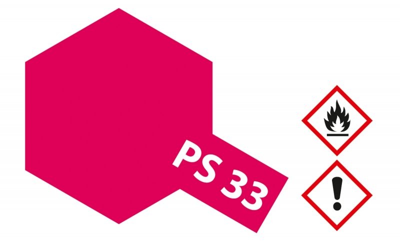 [PS33] Tamiya Polycarbonate Spray Paint (100ml) - Cherry Red