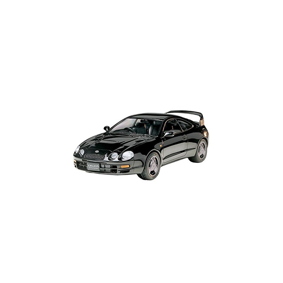 TAMIYA Toyota Vehicle 24133 1:24 Celica GT-Four-Faithful Replica Making Plastic Crafts Hobby Gluing Model Kit Assembly Unpainted Black Mitte