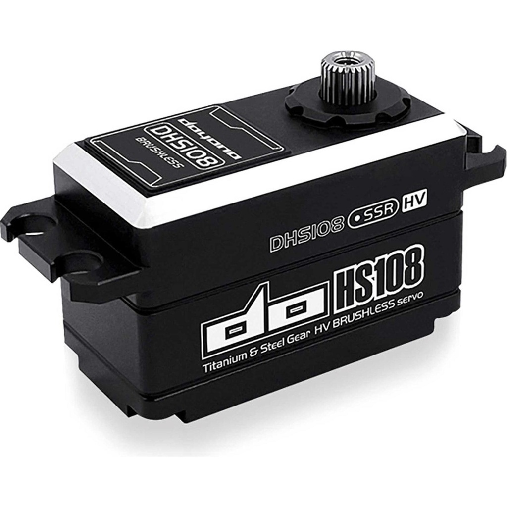 Doyono Servo Brushless Hv a Basso Profilo Con Alloggiamento in Alluminio Cnc 20.0kg/0.055sec @8.4v