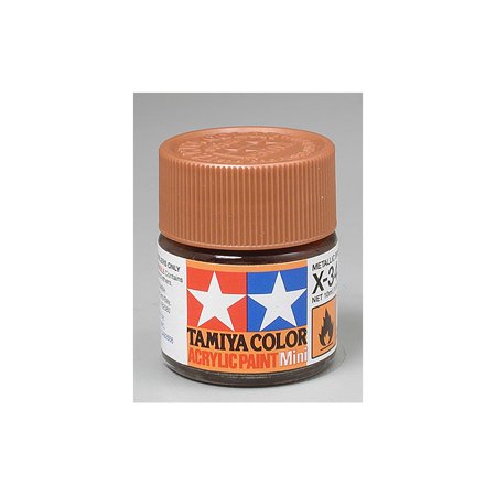 Tamiya 81534 Acrylic Mini X34 Metallic Brown 1/3 Oz TAM81534