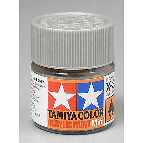 Tamiya Acrylic Mini X-32 Titanium Silver 10mL Paint 81532